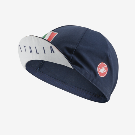 CASTELLI CYCLING CAP ITALIA BLÅ